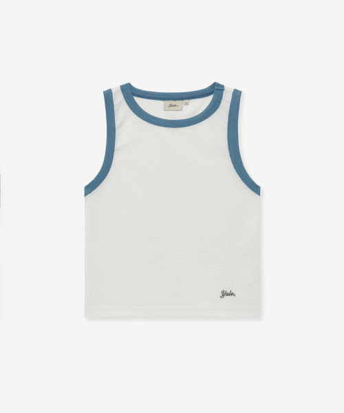 YALE(イェール)の「ウィメンズリングスリーブレス_ホワイト(Tシャツ/カットソー・レディース・その他・SMALL/MEDIUM)」の1枚目の写真