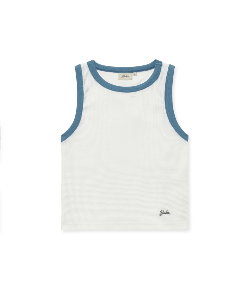 YALE(イェール)の「ウィメンズリングスリーブレス_ホワイト(Tシャツ/カットソー・レディース・その他・SMALL/MEDIUM)」の2枚目の写真
