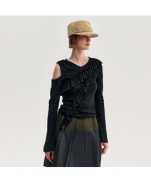 KIMZISU（キムジス）の「Suede-Touch Belted Military Cap _ BEIGE（キャップ）」