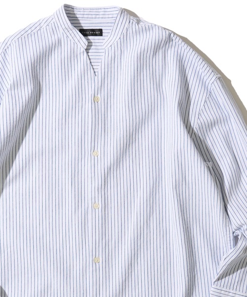 TETE HOMME(テットオム)の「【WEB限定】パナマ織りスキッパーシャツ(シャツ/ブラウス・メンズ・ピンク/ネイビー系1/ブルー/ベージュ/ブラック/ホワイト系1/ホワイト/ネイビー/ミント・LARGE/MEDIUM/X-LARGE)」の2枚目の写真