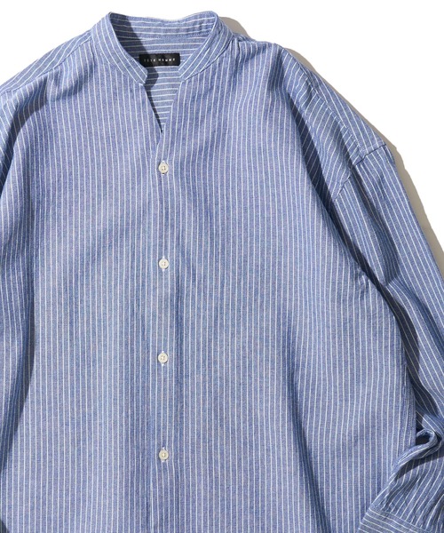 TETE HOMME(テットオム)の「【WEB限定】パナマ織りスキッパーシャツ(シャツ/ブラウス・メンズ・ピンク/ネイビー系1/ブルー/ベージュ/ブラック/ホワイト系1/ホワイト/ネイビー/ミント・LARGE/MEDIUM/X-LARGE)」の8枚目の写真