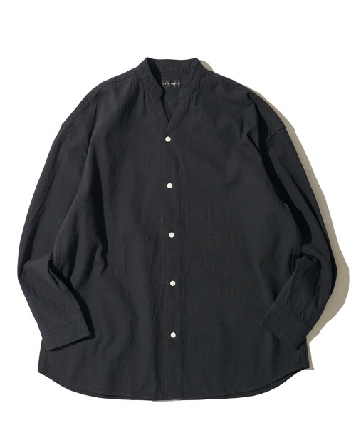 TETE HOMME(テットオム)の「【WEB限定】パナマ織りスキッパーシャツ(シャツ/ブラウス・メンズ・ピンク/ネイビー系1/ブルー/ベージュ/ブラック/ホワイト系1/ホワイト/ネイビー/ミント・LARGE/MEDIUM/X-LARGE)」の14枚目の写真