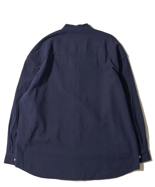 TETE HOMME(テットオム)の「【WEB限定】パナマ織りスキッパーシャツ(シャツ/ブラウス・メンズ・ピンク/ネイビー系1/ブルー/ベージュ/ブラック/ホワイト系1/ホワイト/ネイビー/ミント・LARGE/MEDIUM/X-LARGE)」の21枚目の写真