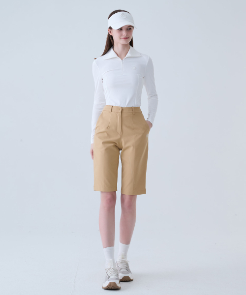 LORDLOAR(ロードロアル)の「クールスリムジッパーカラーネックTシャツWHITE(ポロシャツ・レディース・その他・MEDIUM/LARGE/SMALL)」の3枚目の写真