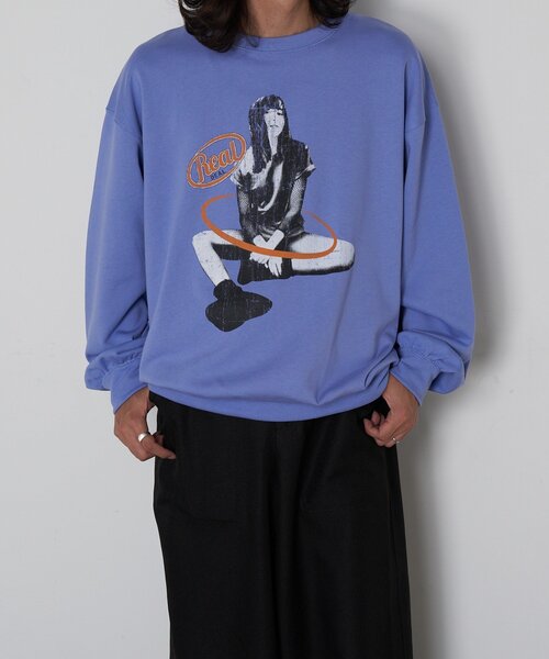 CIAOPANIC(チャオパニック)の「ガールプリントスウェット(Tシャツ/カットソー・レディース・ブラック/グレー/パープル・MEDIUM/LARGE)」の1枚目の写真