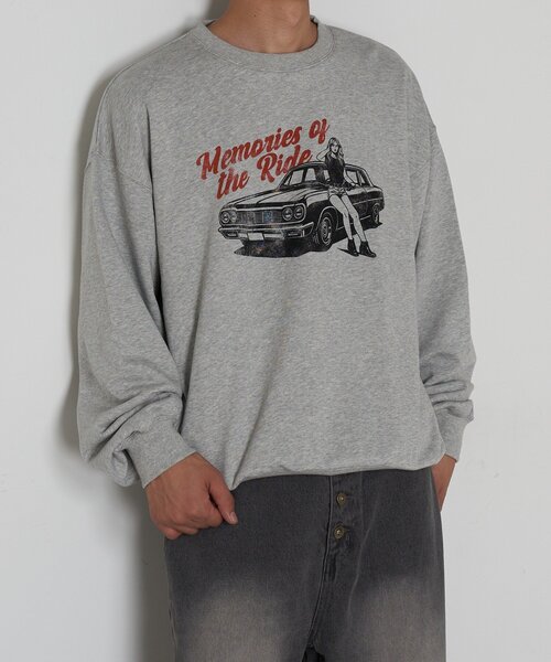 CIAOPANIC(チャオパニック)の「ガールプリントスウェット(Tシャツ/カットソー・レディース・ブラック/グレー/パープル・MEDIUM/LARGE)」の3枚目の写真