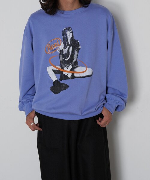 CIAOPANIC(チャオパニック)の「ガールプリントスウェット(Tシャツ/カットソー・レディース・ブラック/グレー/パープル・MEDIUM/LARGE)」の5枚目の写真