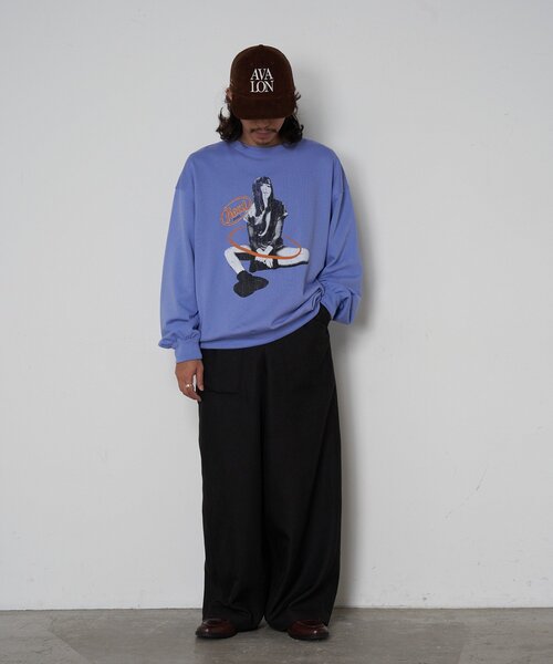 CIAOPANIC(チャオパニック)の「ガールプリントスウェット(Tシャツ/カットソー・レディース・ブラック/グレー/パープル・MEDIUM/LARGE)」の9枚目の写真