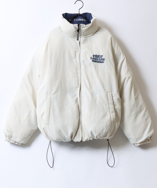 Philip Lumbang（フィリップランバン）の「Philip Lumbang/フィリップ・ランバン 2WAY リバーシブル オーバーサイズ ドローコード パファージャケット パデッドジャケット ファイバーダウンジャケット レディース メンズ（ダウンジャケット/コート・メンズ・ネイビー/ブラック/カーキ/オフホワイト・M/L/XL）」の19枚目の写真