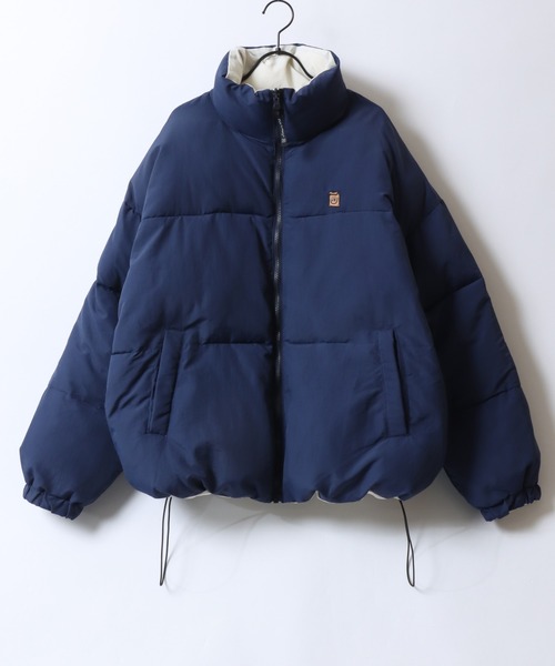 Philip Lumbang（フィリップランバン）の「Philip Lumbang/フィリップ・ランバン 2WAY リバーシブル オーバーサイズ ドローコード パファージャケット パデッドジャケット ファイバーダウンジャケット レディース メンズ（ダウンジャケット/コート・メンズ・ネイビー/ブラック/カーキ/オフホワイト・M/L/XL）」の17枚目の写真