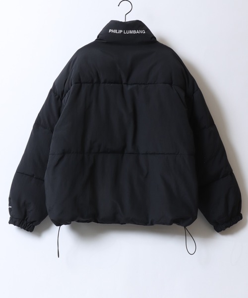 Philip Lumbang（フィリップランバン）の「Philip Lumbang/フィリップ・ランバン 2WAY リバーシブル オーバーサイズ ドローコード パファージャケット パデッドジャケット ファイバーダウンジャケット レディース メンズ（ダウンジャケット/コート・メンズ・ネイビー/ブラック/カーキ/オフホワイト・M/L/XL）」の10枚目の写真