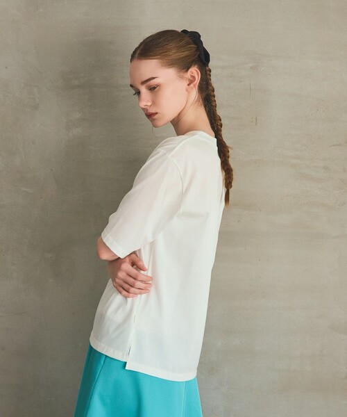 GRACE CLASS（グレースクラス）の「ステンシルレタードT（Tシャツ/カットソー・レディース・ブラック・36）」の6枚目の写真