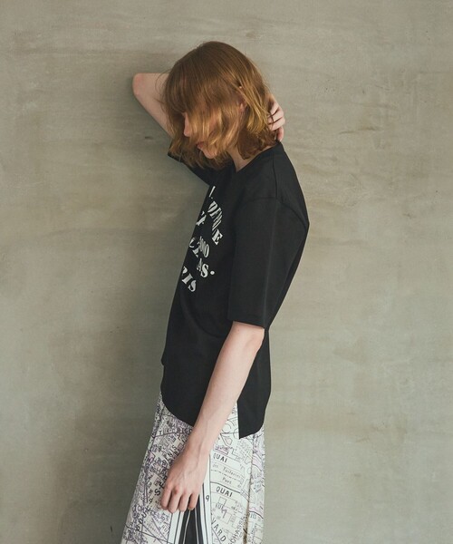 GRACE CLASS（グレースクラス）の「ステンシルレタードT（Tシャツ/カットソー・レディース・ブラック・36）」の10枚目の写真