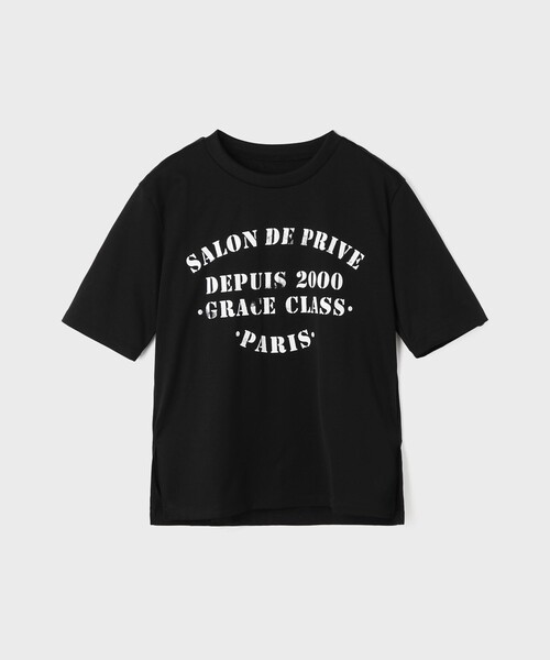 GRACE CLASS（グレースクラス）の「ステンシルレタードT（Tシャツ/カットソー・レディース・ブラック/ホワイト・36）」の17枚目の写真