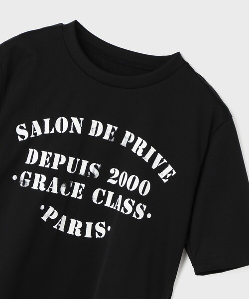 GRACE CLASS（グレースクラス）の「ステンシルレタードT（Tシャツ/カットソー・レディース・ブラック/ホワイト・36）」の19枚目の写真