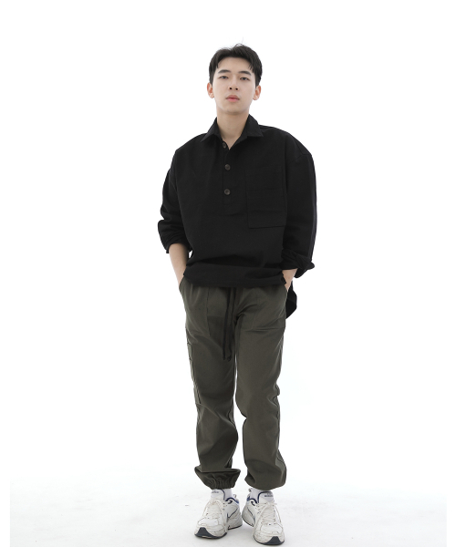 SAINTCREW（セントクルー）の「ストレートツーレイヤーカーゴジョガーパンツ ST2-309CJ カーキ（スウェットパンツ・メンズ・その他・SMALL/MEDIUM/LARGE/X-LARGE）」の9枚目の写真