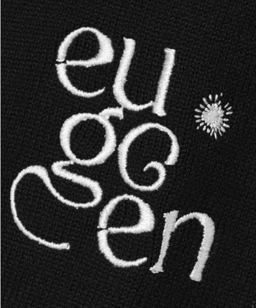 EUGGEN（ユジェン）の「ミニマルラウンドネックツーウェイニットジップアップ_ブラック（ニット/セーター・レディース・その他・MEDIUM）」の5枚目の写真
