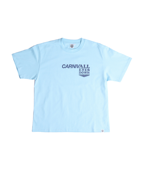 ALL EYES DOWN(オール アイズ ダウン)の「AED x CARNIVAL T-SHIRT (SKY BLUE)(Tシャツ/カットソー・メンズ・その他・MEDIUM/LARGE/X-LARGE/XX-LARGE)」の1枚目の写真