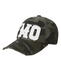FREEMARIO（フリーマリオ）の「FMO Logo Damaged Ball Cap [Camo]（キャップ）」