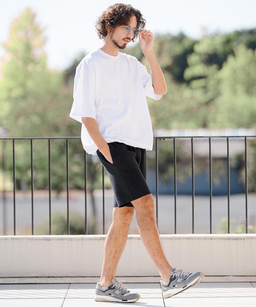 CAMBIO(カンビオ)の「mt10145- Span Fraise Drawstring Hem Tee オーバーサイズTシャツ(S60526cmb)(Tシャツ/カットソー・メンズ・ブラック/ホワイト/チャコール・S/M/L)」の7枚目の写真