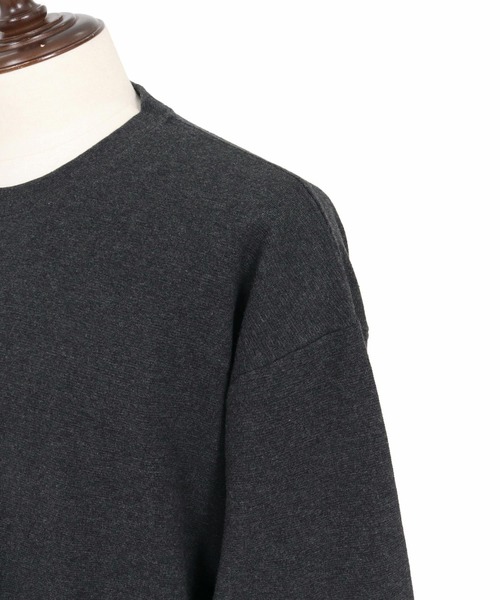 CAMBIO(カンビオ)の「mt10145- Span Fraise Drawstring Hem Tee オーバーサイズTシャツ(S60526cmb)(Tシャツ/カットソー・メンズ・ブラック/ホワイト/チャコール・S/M/L)」の22枚目の写真