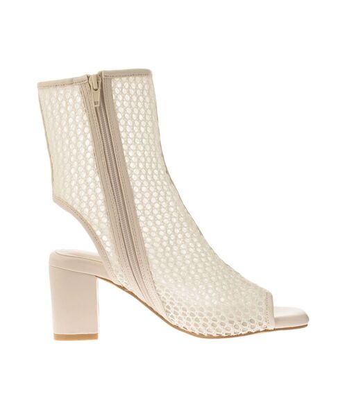 MERCURYDUO(マーキュリーデュオ)の「ラメメッシュブーツ(ブーツ・レディース・オフホワイト/ライトグレー・38/36)」の8枚目の写真