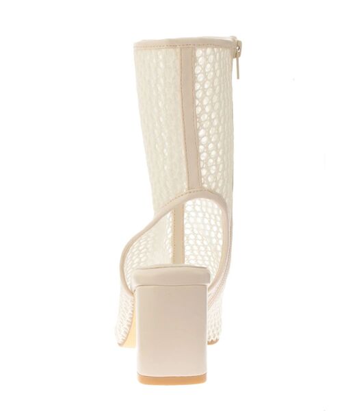 MERCURYDUO(マーキュリーデュオ)の「ラメメッシュブーツ(ブーツ・レディース・オフホワイト/ライトグレー・38/36)」の9枚目の写真