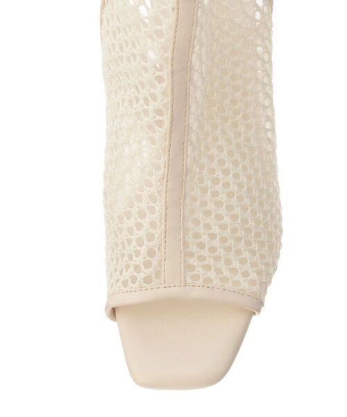 MERCURYDUO(マーキュリーデュオ)の「ラメメッシュブーツ(ブーツ・レディース・オフホワイト/ライトグレー・38/36)」の10枚目の写真
