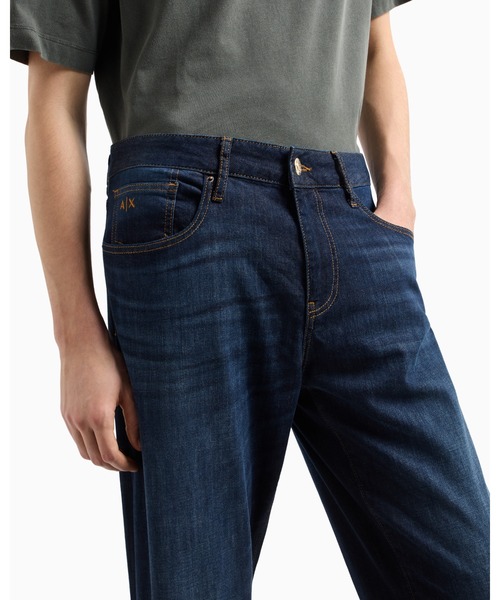 ARMANI EXCHANGE(アルマーニエクスチェンジ)の「【A|X アルマーニ エクスチェンジ】ダークブルーウォッシュ デニムパンツ_J13 SLIM(デニムパンツ・メンズ・ダークブルー・28inch/29inch/30inch/31inch/32inch/33inch/34inch)」の6枚目の写真