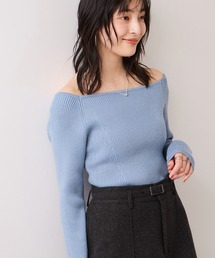 VIS | 【美得プライス】スクエアネックニットプルオーバー(ニット/セーター)