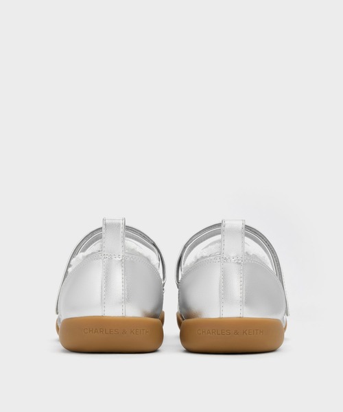 CHARLES & KEITH(チャールズ & キース)の「Louise ルーイレーストリムメリージェーンスニーカー(スニーカー・レディース・ライトピンク/シルバー・25.5cm/25cm/24.5cm/23.5cm/23cm/22.5cm)」の10枚目の写真