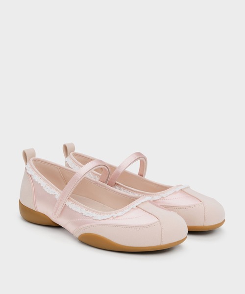 Louise ルーイレーストリムメリージェーンスニーカー（スニーカー