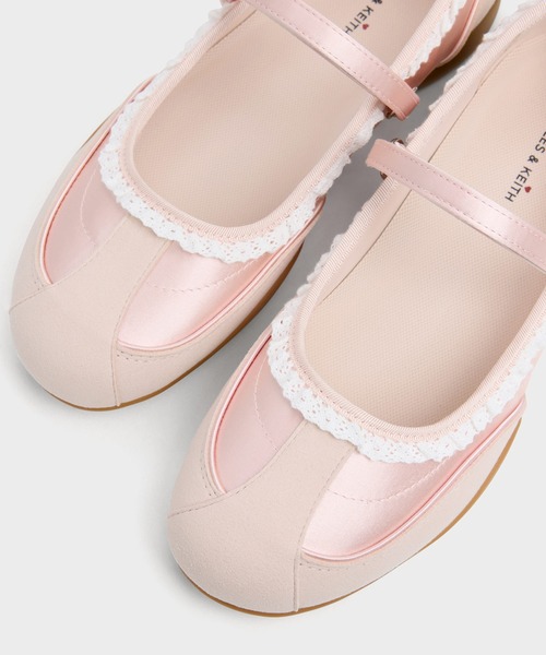 Louise ルーイレーストリムメリージェーンスニーカー（スニーカー