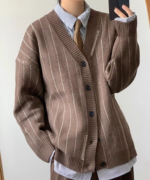 kolor 22AW レイヤードカーディガン 5 ブラウン 2075661492.jpg?1698761660