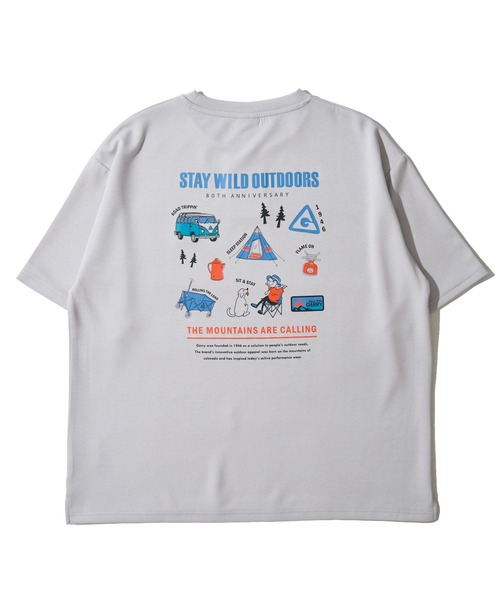 GERRY(ジェリー)の「【GERRY/ジェリー】冷感ポンチバックプリントクルーネックTシャツ / グラフィックプリントクルーネックTシャツ(Tシャツ/カットソー・メンズ・ブルーグレー/ブラック/グリーン/ライトグレー/ホワイト・X-LARGE/LARGE/MEDIUM)」の11枚目の写真