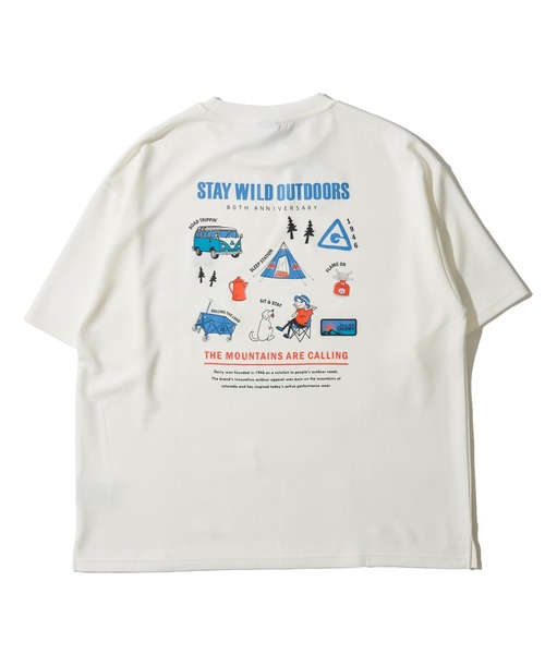 GERRY(ジェリー)の「【GERRY/ジェリー】冷感ポンチバックプリントクルーネックTシャツ / グラフィックプリントクルーネックTシャツ(Tシャツ/カットソー・メンズ・ブルーグレー/ブラック/グリーン/ライトグレー/ホワイト・X-LARGE/LARGE/MEDIUM)」の7枚目の写真