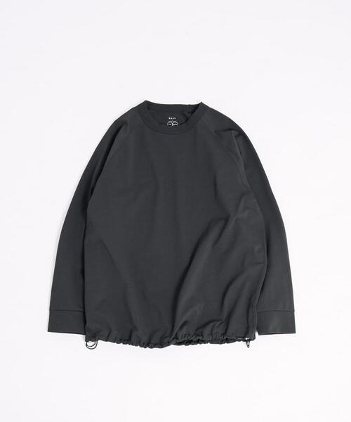 EKAL（エカル）の「DRY OUT BALOON FIT LONG-SLEEVE T-shirts（Tシャツ/カットソー・メンズ・ホワイト/ネイビー/チャコールグレー・LARGE/MEDIUM）」の2枚目の写真