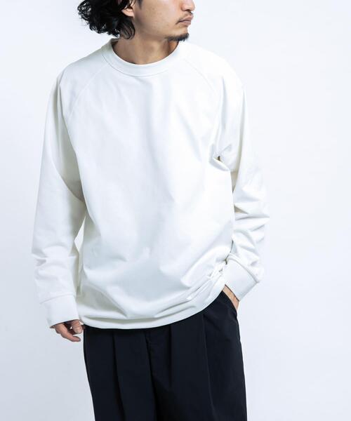 EKAL（エカル）の「DRY OUT BALOON FIT LONG-SLEEVE T-shirts（Tシャツ/カットソー・メンズ・ホワイト/ネイビー/チャコールグレー・LARGE/MEDIUM）」の18枚目の写真