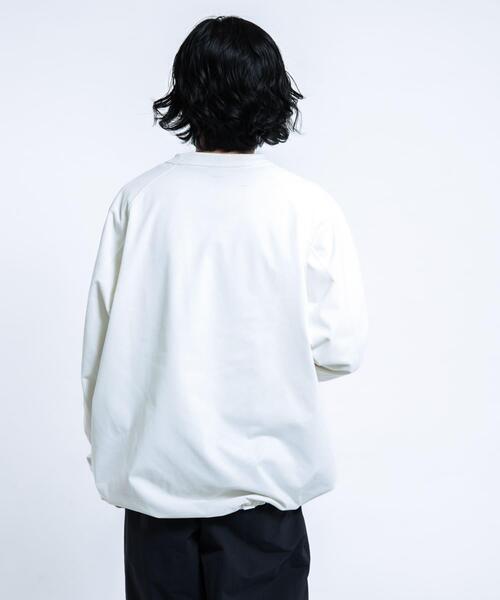 EKAL（エカル）の「DRY OUT BALOON FIT LONG-SLEEVE T-shirts（Tシャツ/カットソー・メンズ・ホワイト/ネイビー/チャコールグレー・LARGE/MEDIUM）」の21枚目の写真