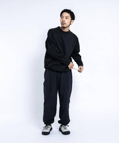 EKAL(エカル)の「DRY OUT BALLOON FIT LONG-SLEEVE T-shirts(Tシャツ/カットソー・メンズ・ホワイト/ネイビー/チャコールグレー・LARGE/MEDIUM)」の18枚目の写真