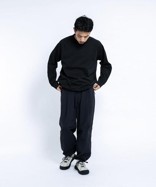 EKAL(エカル)の「DRY OUT BALLOON FIT LONG-SLEEVE T-shirts(Tシャツ/カットソー・メンズ・ホワイト/ネイビー/チャコールグレー・LARGE/MEDIUM)」の19枚目の写真