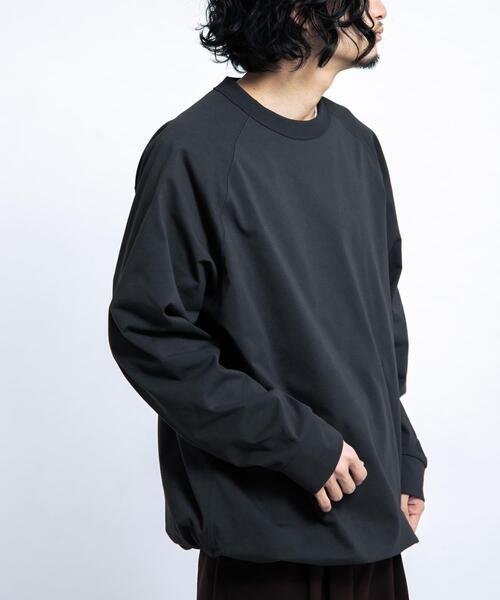 EKAL（エカル）の「DRY OUT BALOON FIT LONG-SLEEVE T-shirts（Tシャツ/カットソー・メンズ・ホワイト/ネイビー/チャコールグレー・LARGE/MEDIUM）」の6枚目の写真