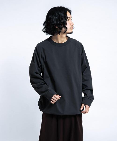 EKAL（エカル）の「DRY OUT BALOON FIT LONG-SLEEVE T-shirts（Tシャツ/カットソー・メンズ・ホワイト/ネイビー/チャコールグレー・LARGE/MEDIUM）」の7枚目の写真