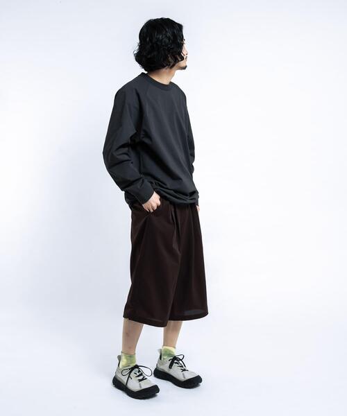EKAL（エカル）の「DRY OUT BALOON FIT LONG-SLEEVE T-shirts（Tシャツ/カットソー・メンズ・ホワイト/ネイビー/チャコールグレー・LARGE/MEDIUM）」の10枚目の写真