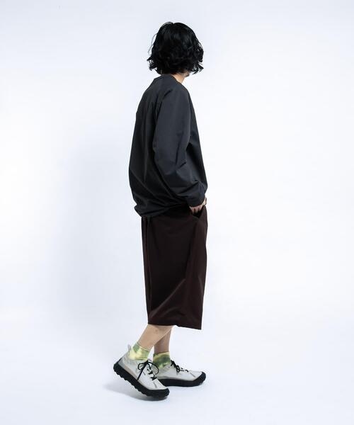 EKAL（エカル）の「DRY OUT BALOON FIT LONG-SLEEVE T-shirts（Tシャツ/カットソー・メンズ・ホワイト/ネイビー/チャコールグレー・LARGE/MEDIUM）」の11枚目の写真