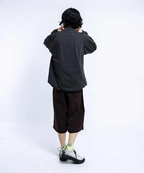 EKAL（エカル）の「DRY OUT BALOON FIT LONG-SLEEVE T-shirts（Tシャツ/カットソー・メンズ・ホワイト/ネイビー/チャコールグレー・LARGE/MEDIUM）」の12枚目の写真