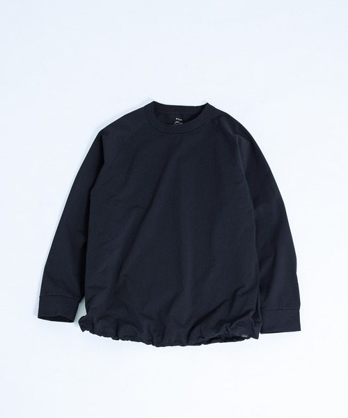 EKAL（エカル）の「DRY OUT BALOON FIT LONG-SLEEVE T-shirts（Tシャツ/カットソー・メンズ・ホワイト/ネイビー/チャコールグレー・LARGE/MEDIUM）」の3枚目の写真