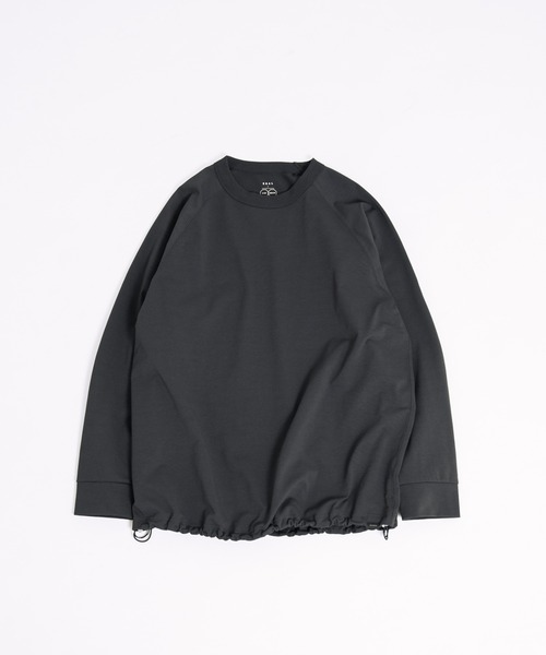 EKAL（エカル）の「DRY OUT BALOON FIT LONG-SLEEVE T-shirts（Tシャツ/カットソー・メンズ・ホワイト/ネイビー/チャコールグレー・LARGE/MEDIUM）」の2枚目の写真