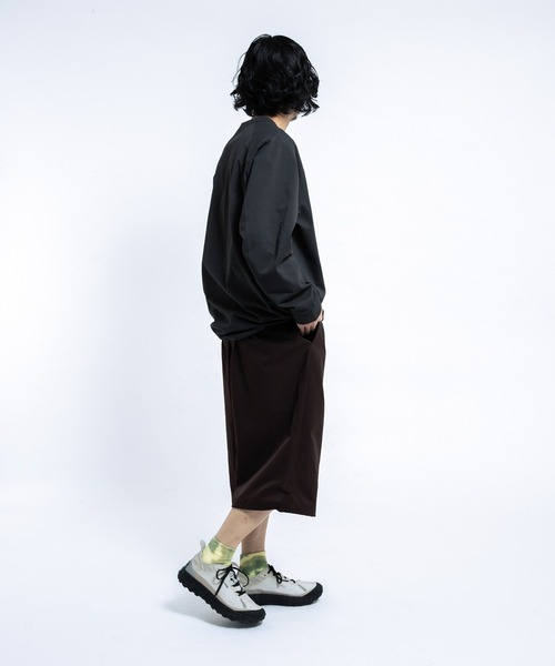 EKAL（エカル）の「DRY OUT BALOON FIT LONG-SLEEVE T-shirts（Tシャツ/カットソー・メンズ・ホワイト/ネイビー/チャコールグレー・LARGE/MEDIUM）」の17枚目の写真
