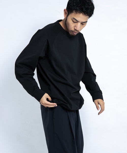 EKAL（エカル）の「DRY OUT BALOON FIT LONG-SLEEVE T-shirts（Tシャツ/カットソー・メンズ・ホワイト/ネイビー/チャコールグレー・LARGE/MEDIUM）」の20枚目の写真